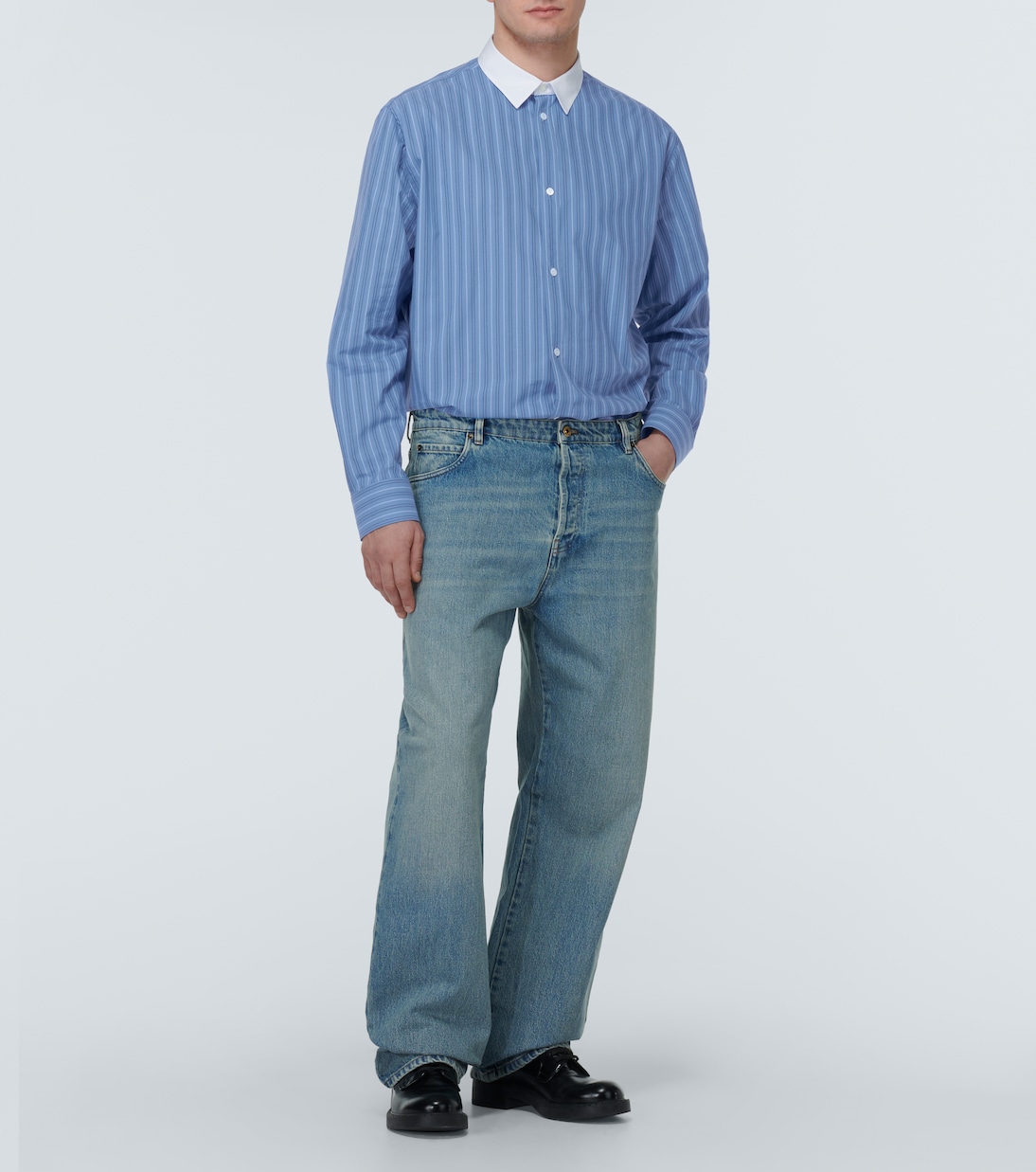 Chemise rayée en coton | Loewe