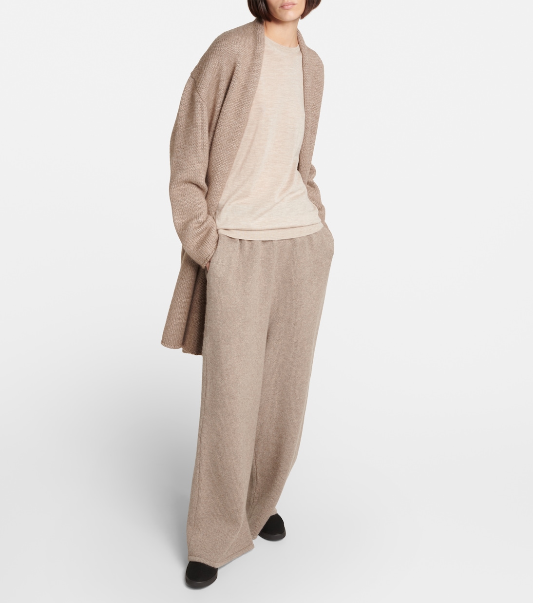 Pantalones anchos Emely de cachemir | The Row