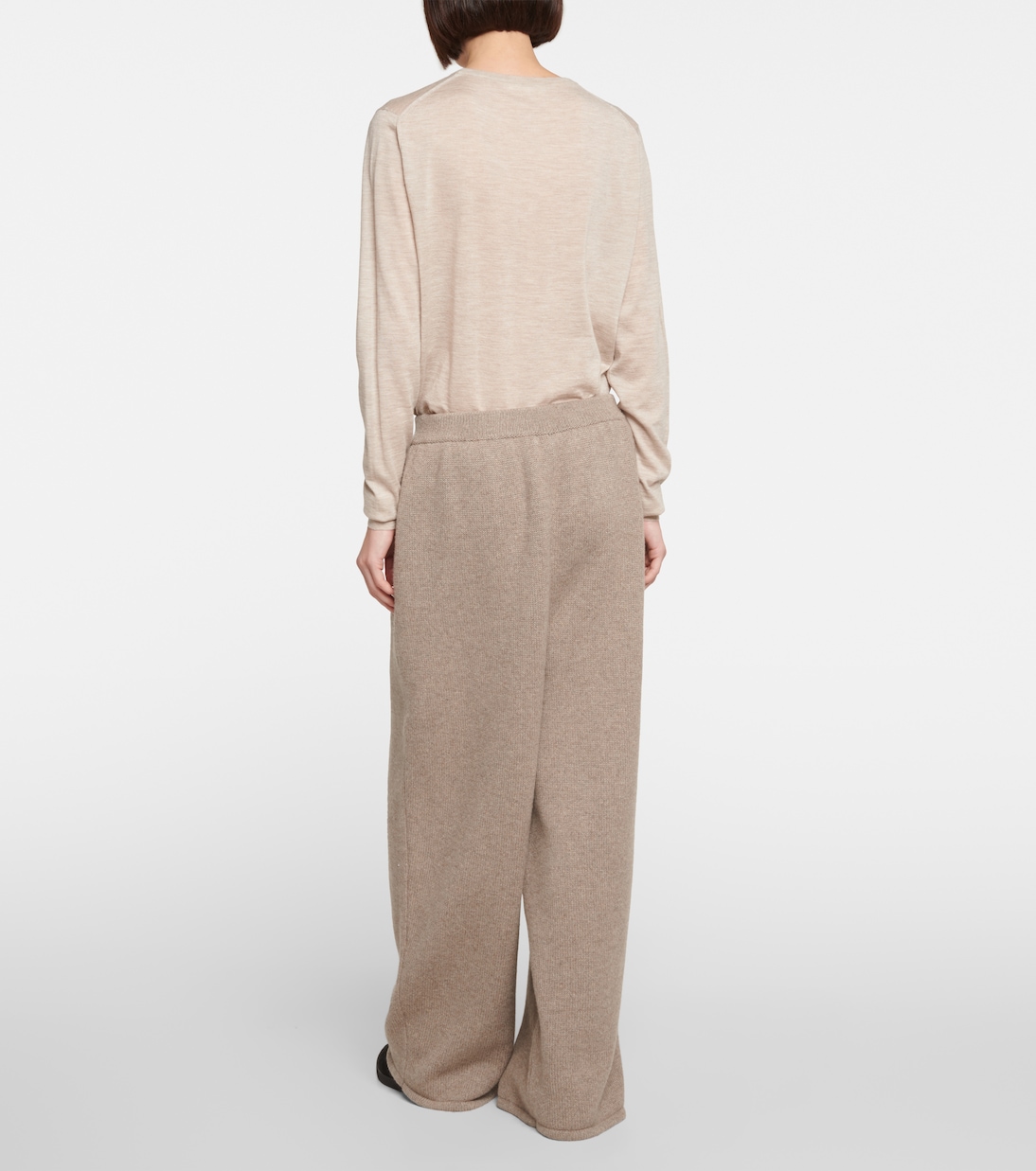 Pantalones anchos Emely de cachemir | The Row