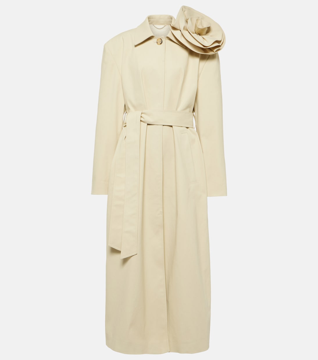 Verzierter Trenchcoat aus Baumwoll-Gabardine | Magda Butrym