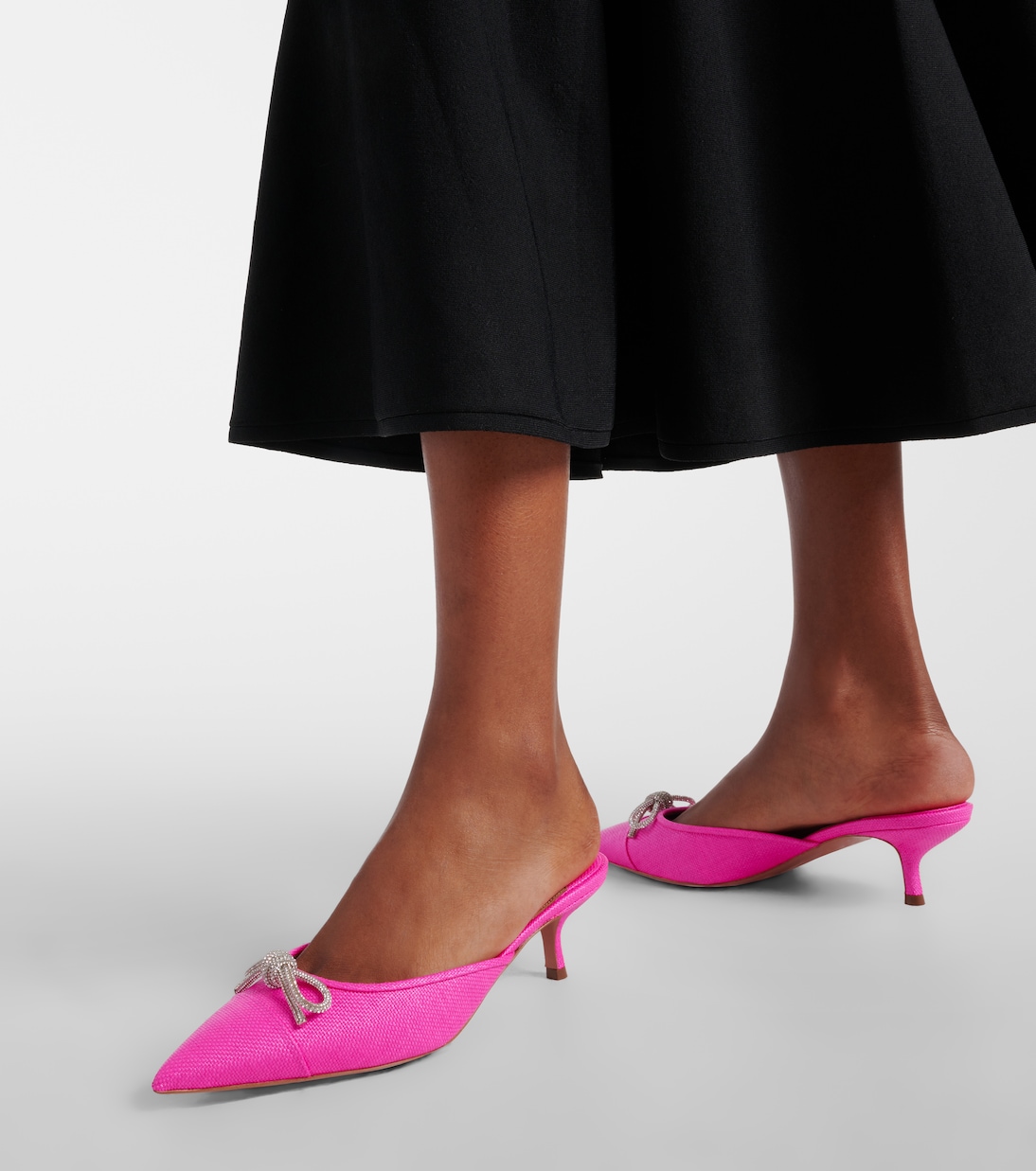 Mules Parisina 50 à cristaux | Aquazzura