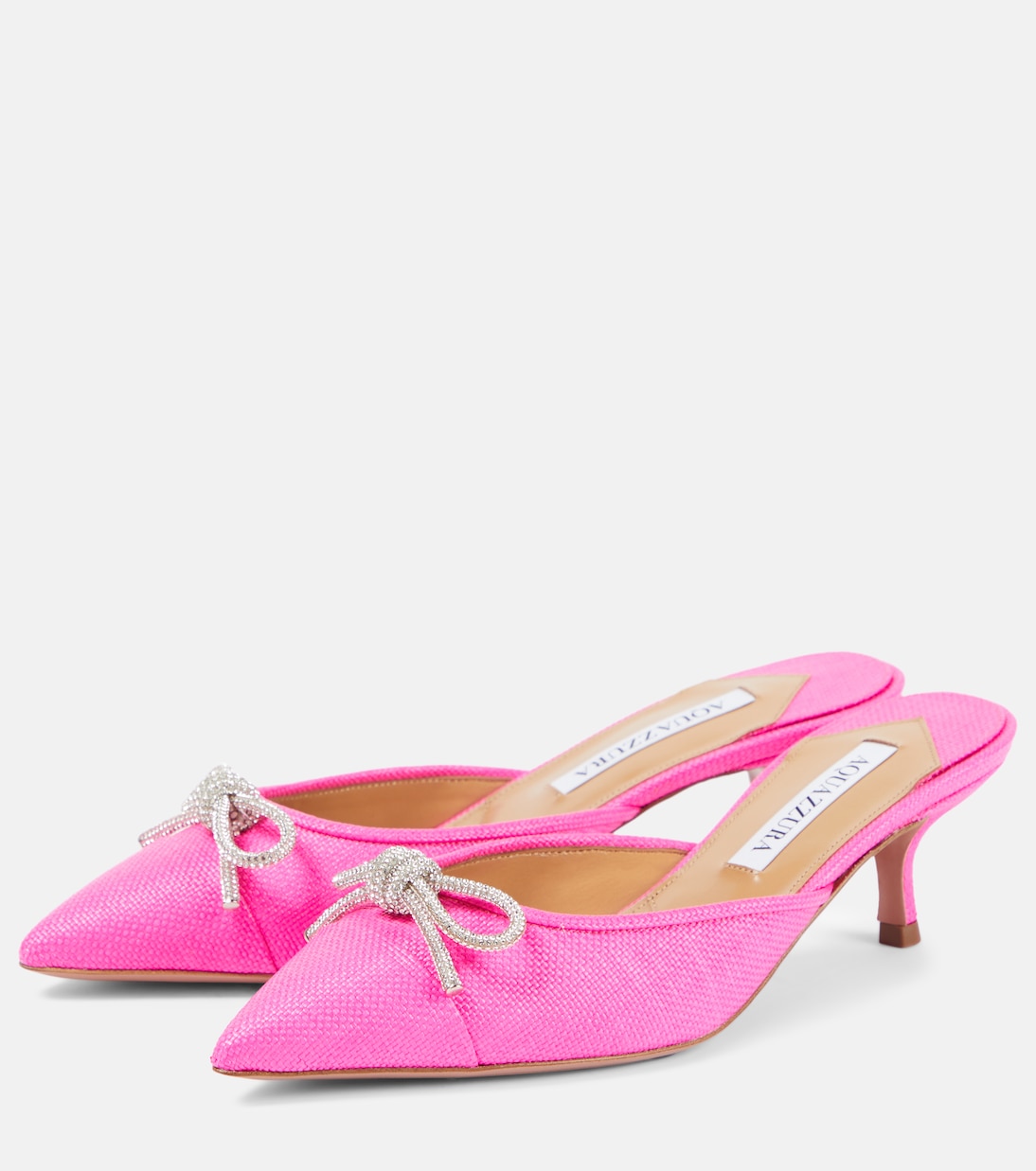 Mules Parisina 50 à cristaux | Aquazzura