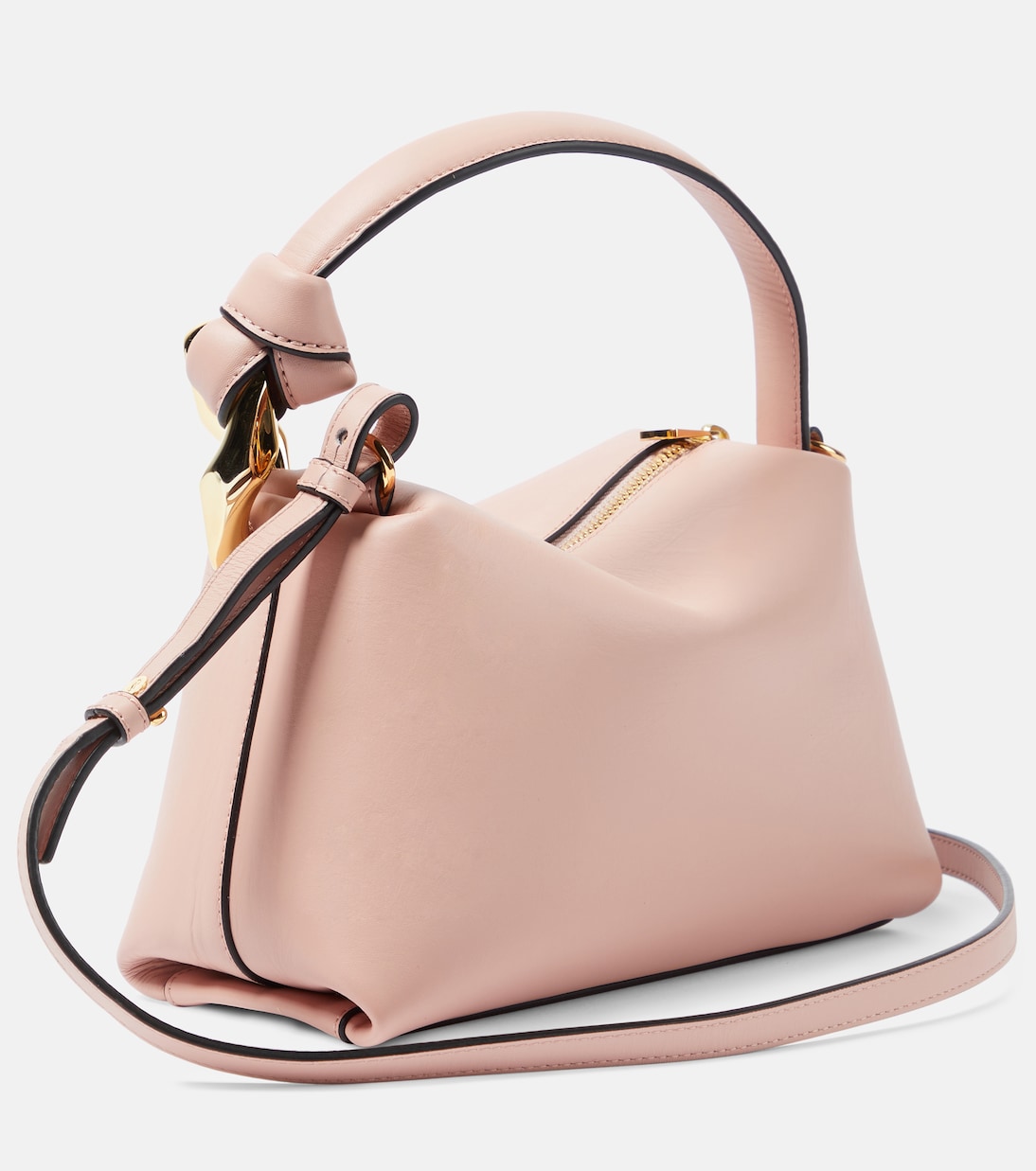 Corner Small leather tote bag  | JW Anderson