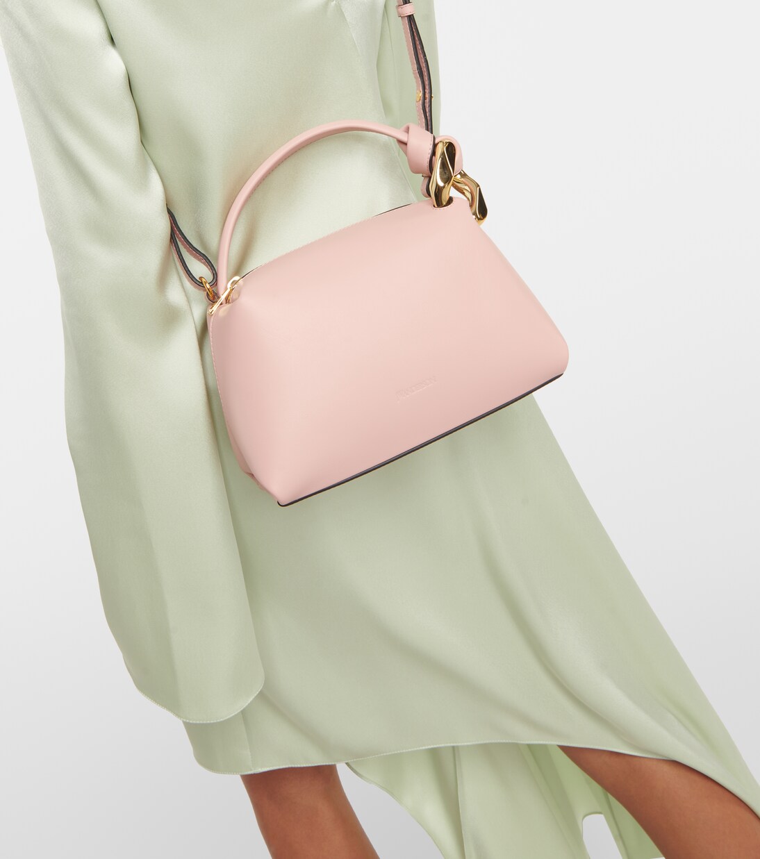 Corner Small leather tote bag  | JW Anderson