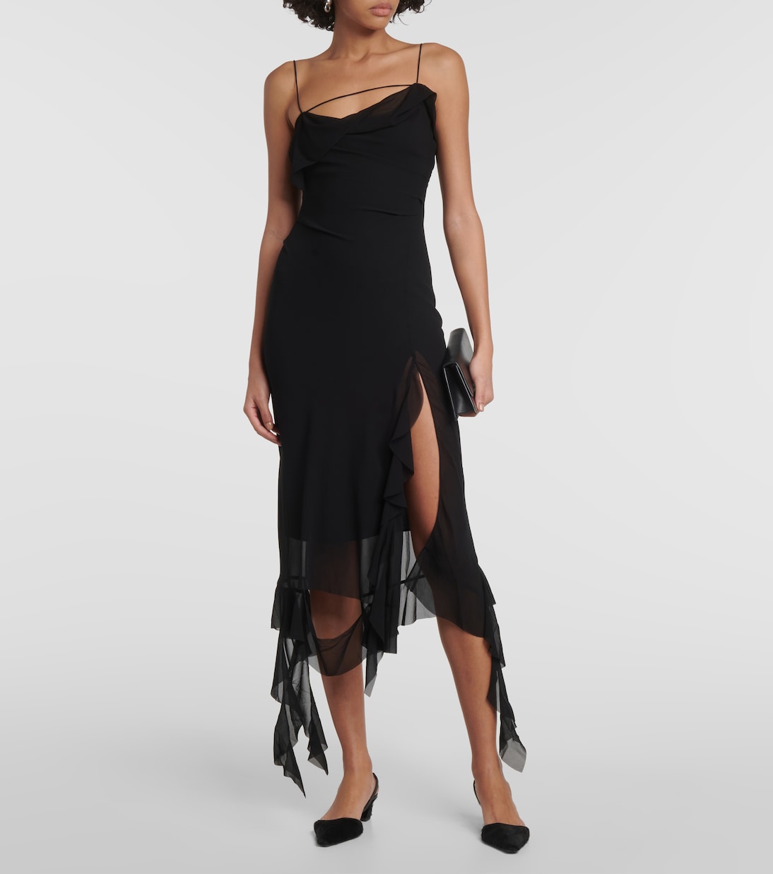 Robe midi asymétrique | Acne Studios