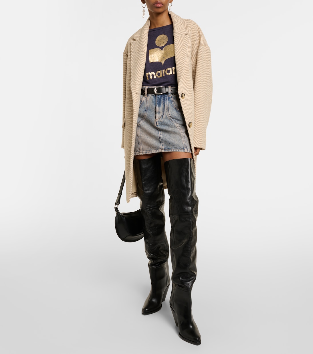 Mini-jupe Vesna en jean | Marant Etoile