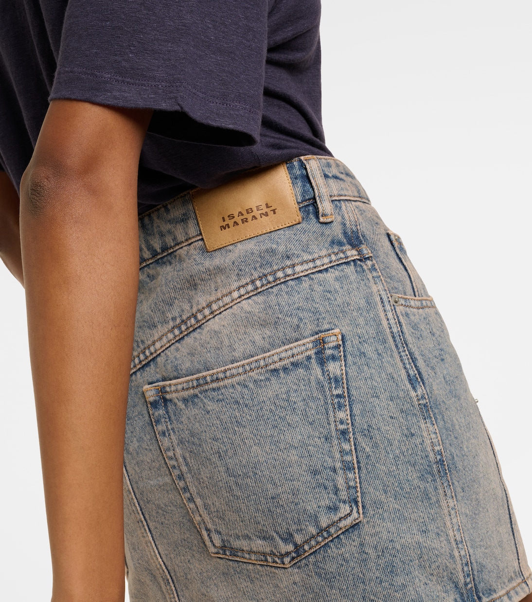 Mini-jupe Vesna en jean | Marant Etoile