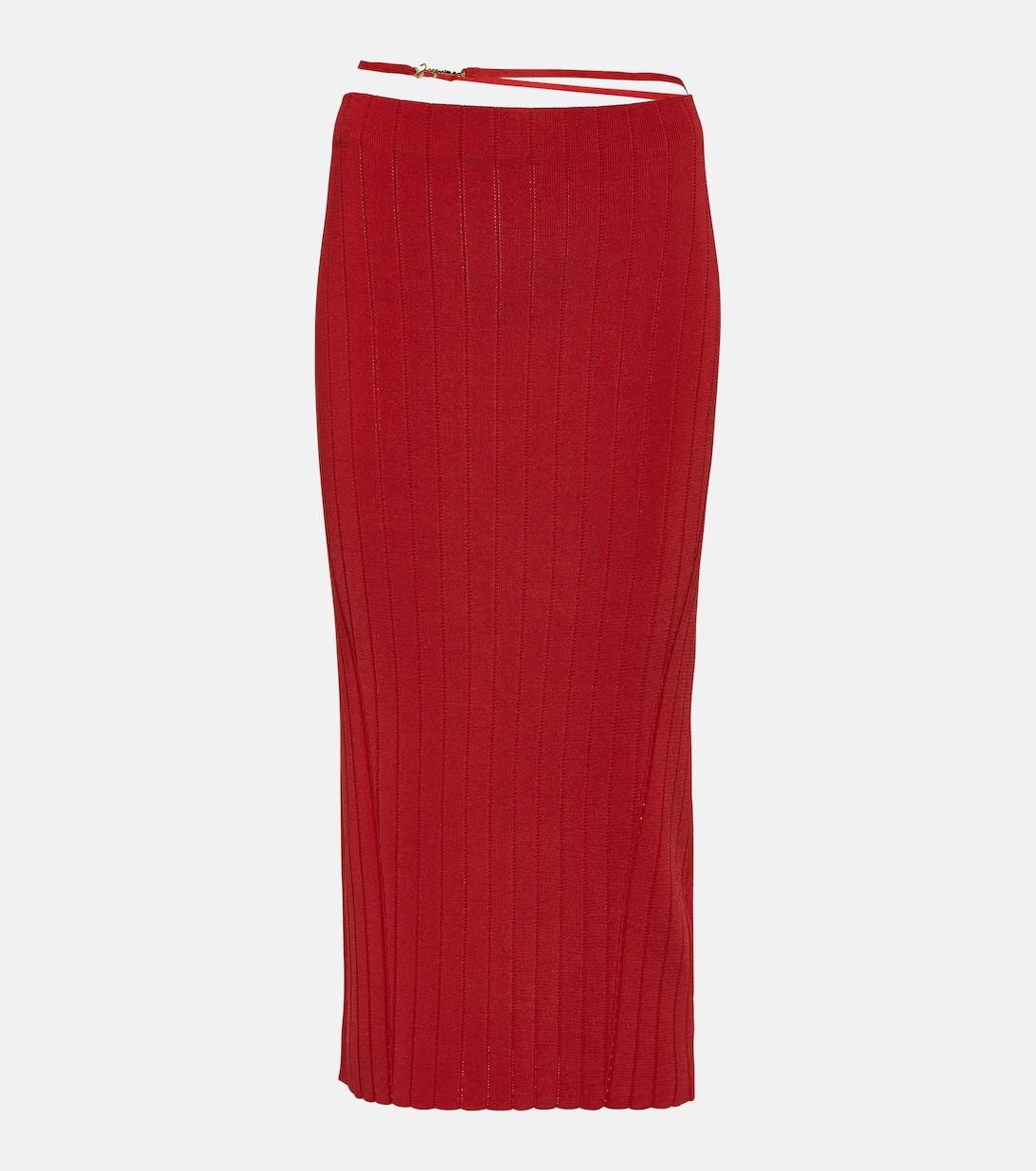 La Jupe Pralu knitted midi skirt | Jacquemus