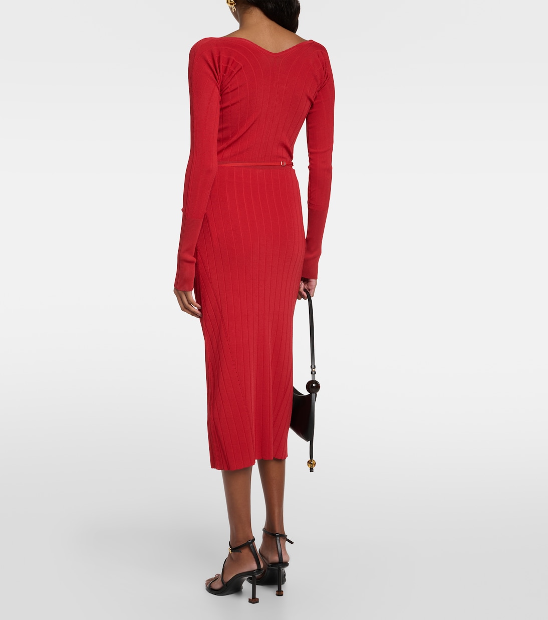 La Jupe Pralu knitted midi skirt | Jacquemus