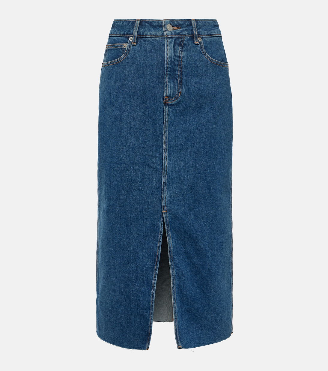 Gonna midi di jeans Victoria | Veronica Beard