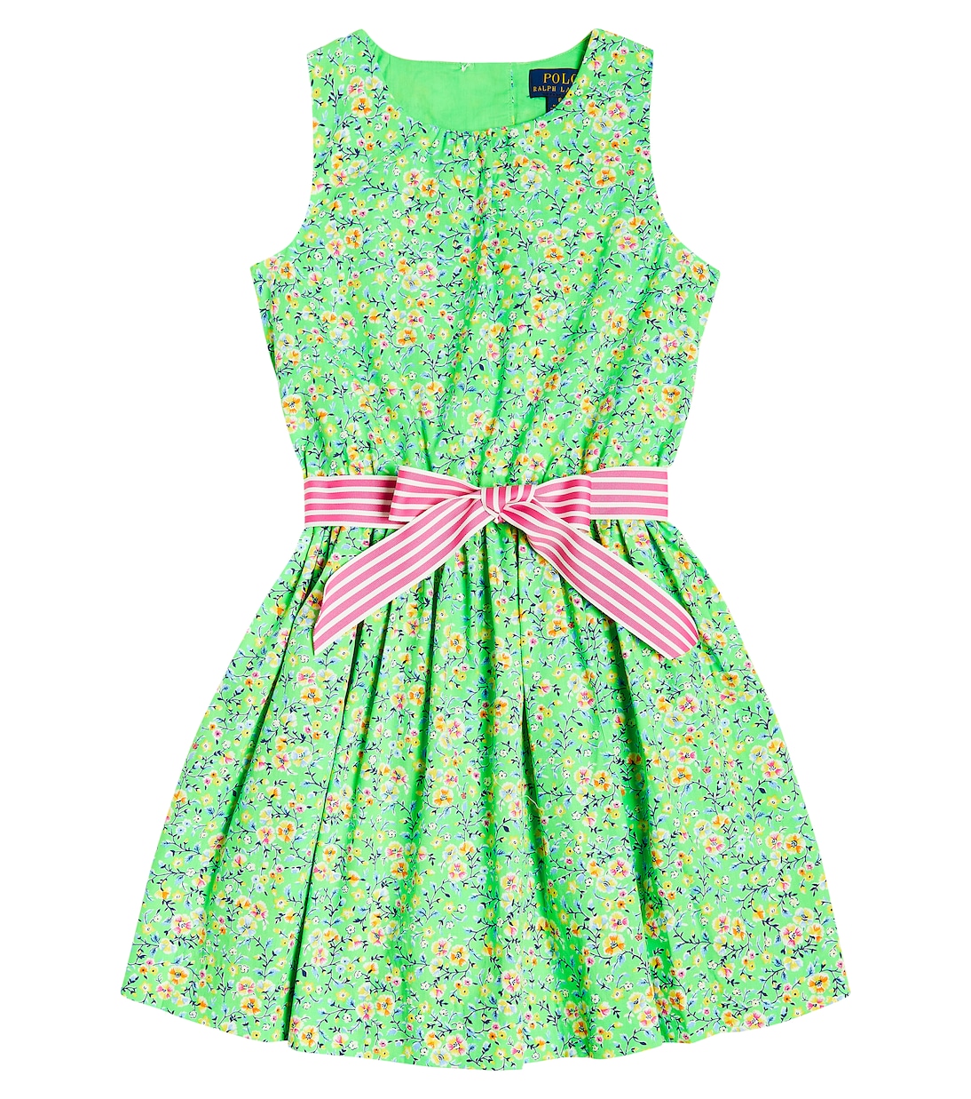Bedrucktes Kleid aus Baumwollpopeline | Polo Ralph Lauren Kids