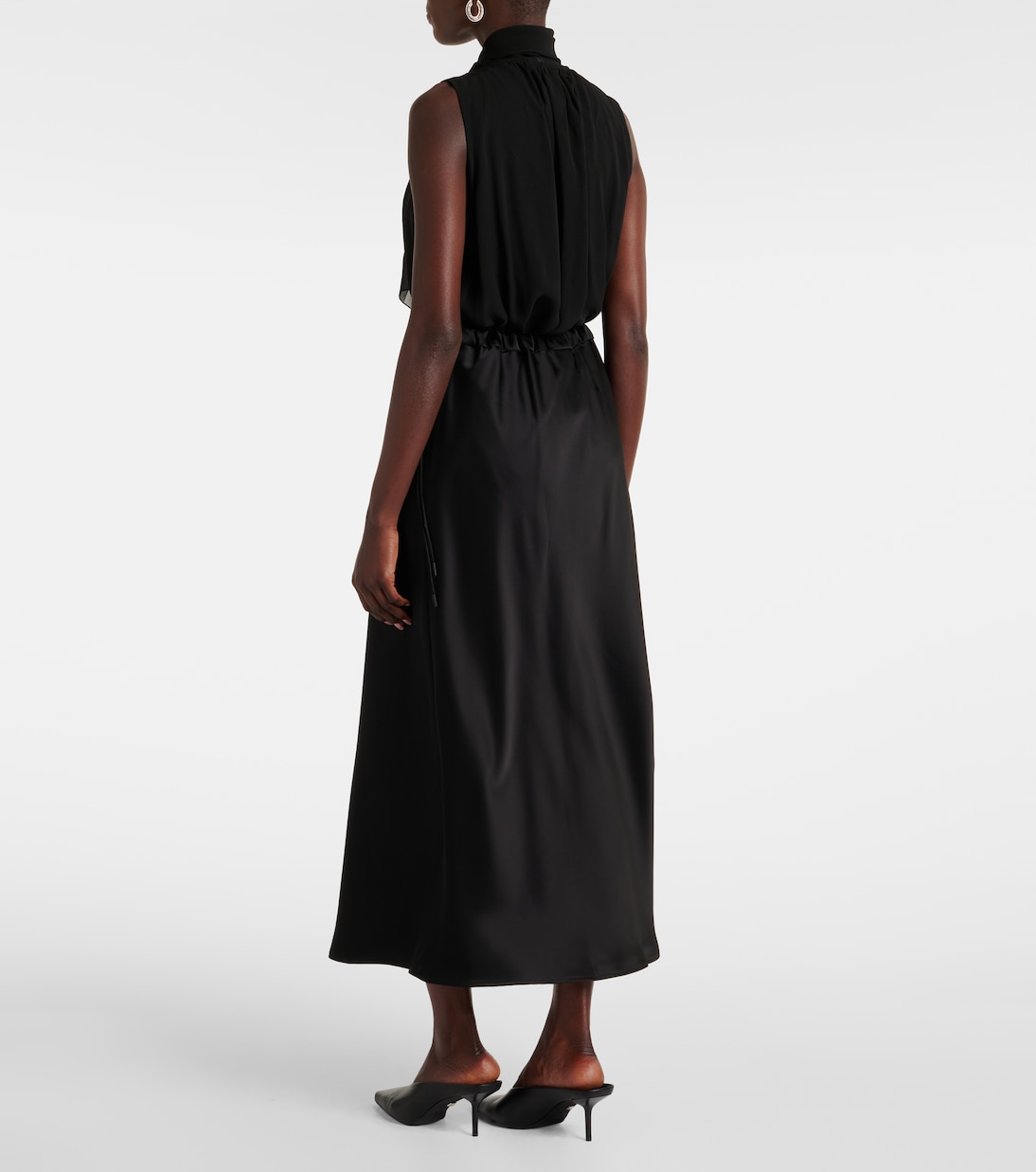 Falda midi Editore de satén | Max Mara