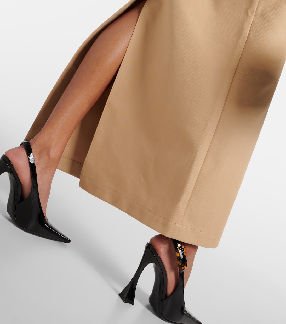 Drill cotton maxi skirt | Wardrobe.NYC