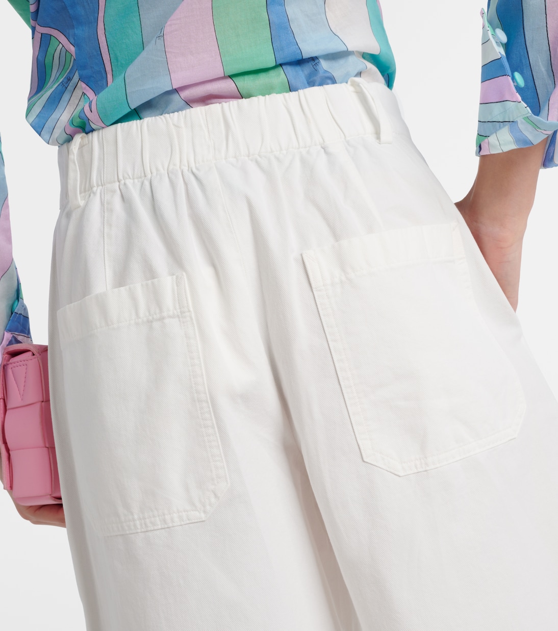 Shorts in cotone a vita alta | Vince