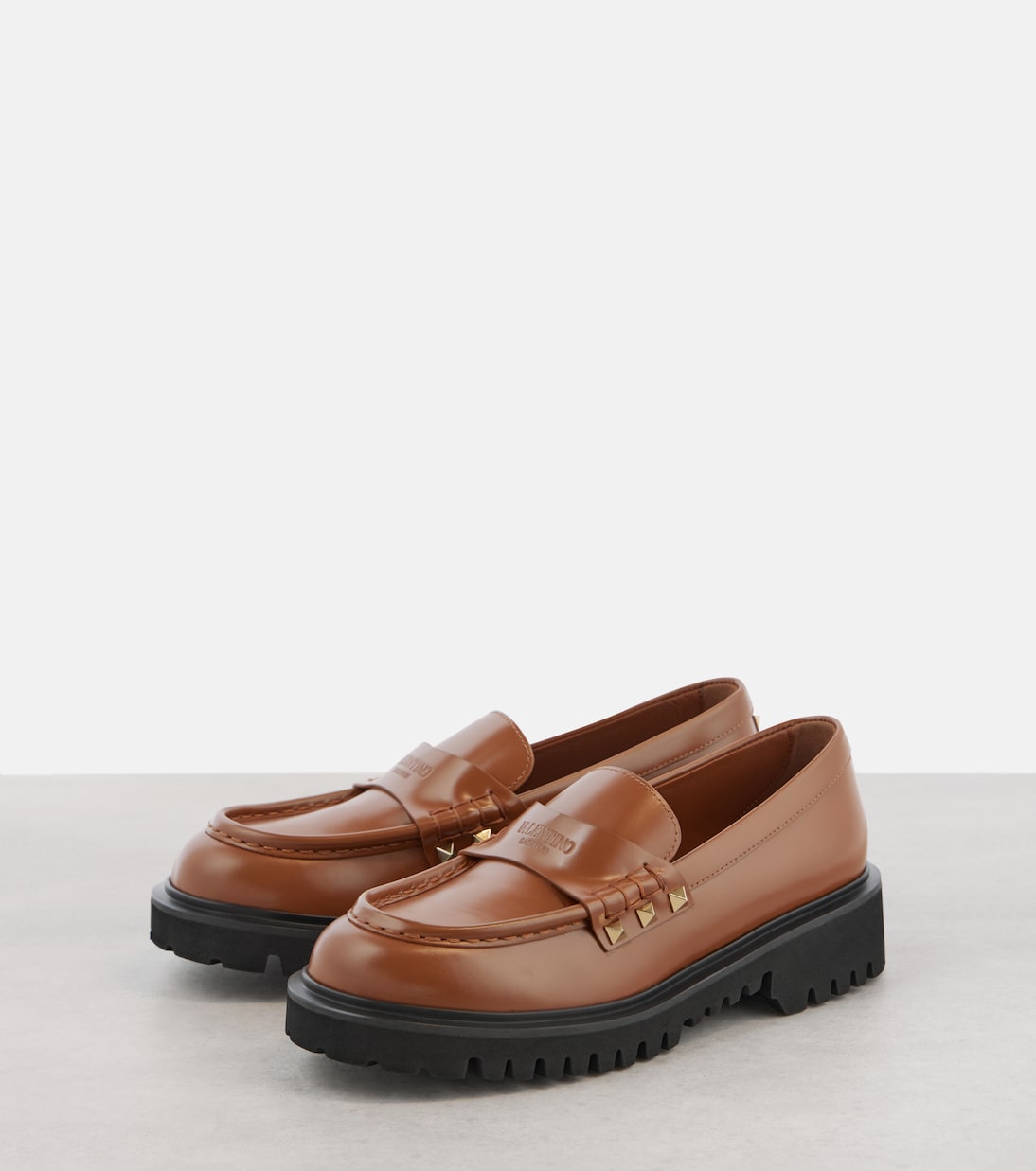 Mocassins Rockstud en cuir | Valentino Garavani