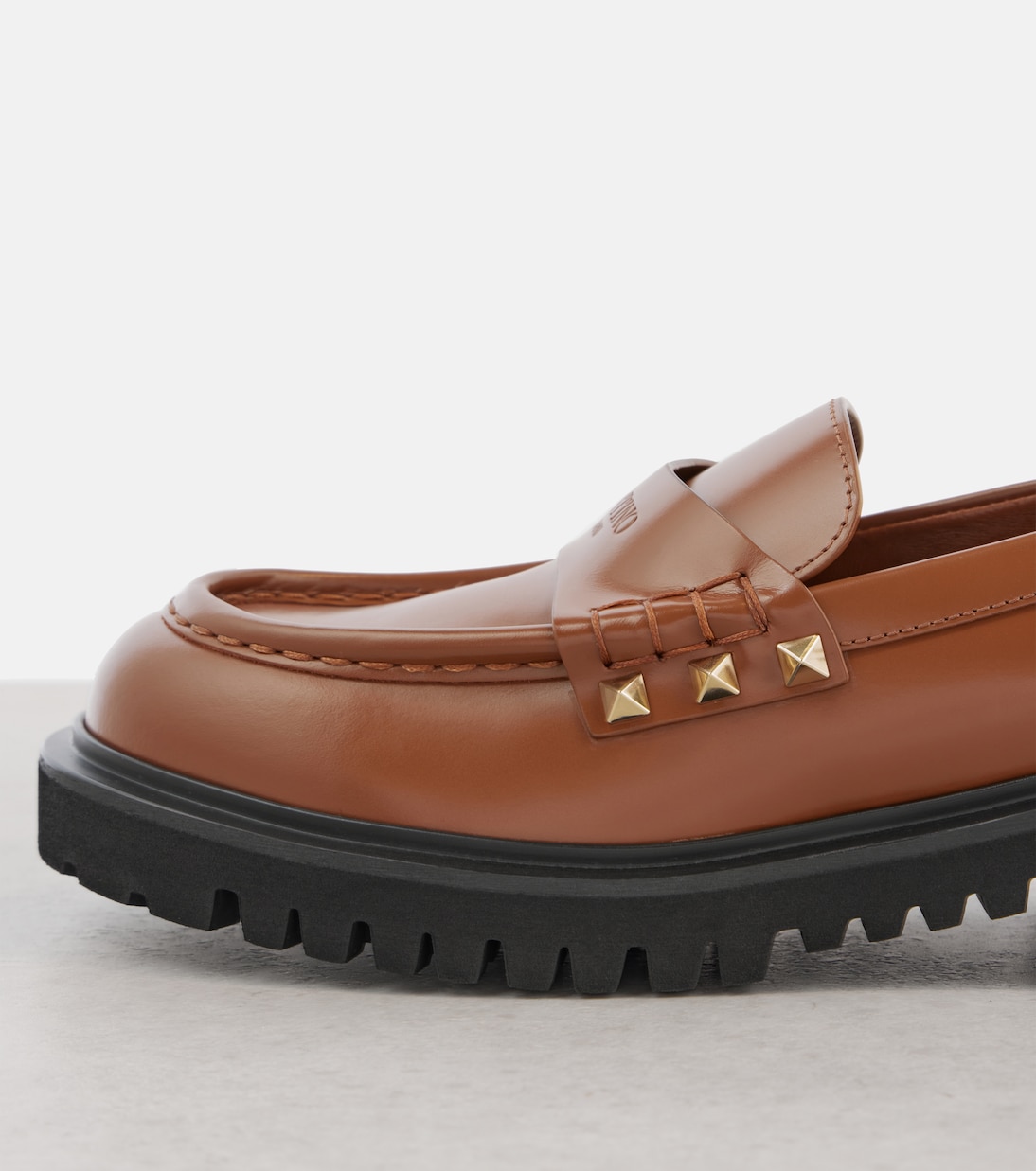 Mocassins Rockstud en cuir | Valentino Garavani