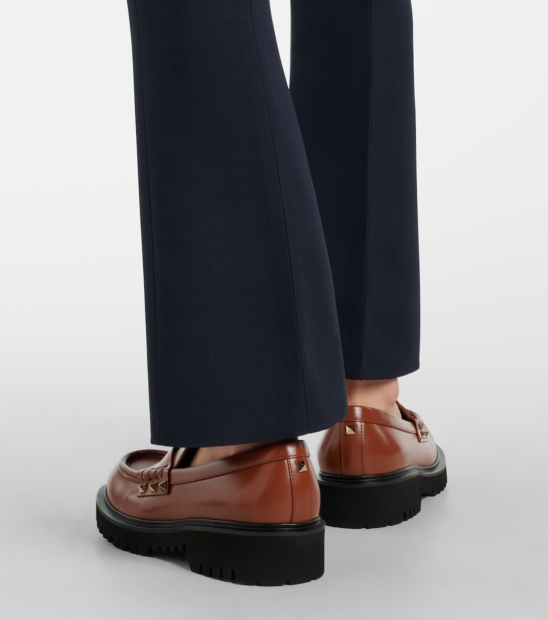 Mocassins Rockstud en cuir | Valentino Garavani