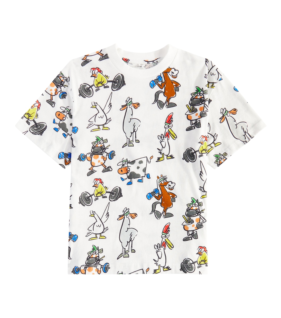 T-shirt Doodle in jersey di cotone | Stella McCartney Kids
