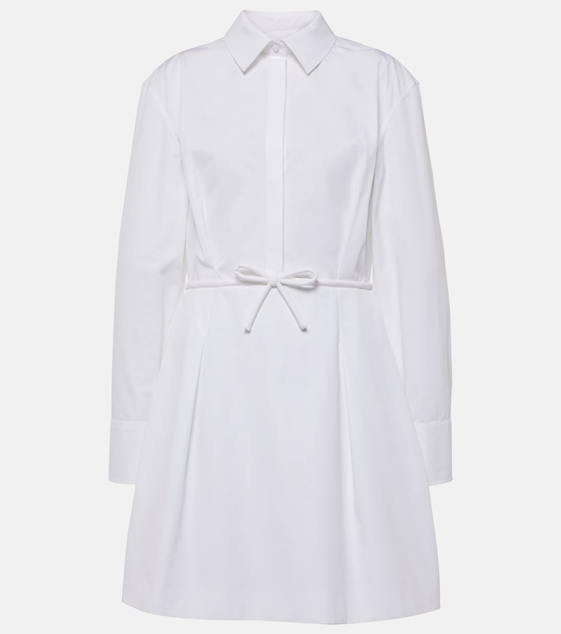 White poplin shirt dress cheap