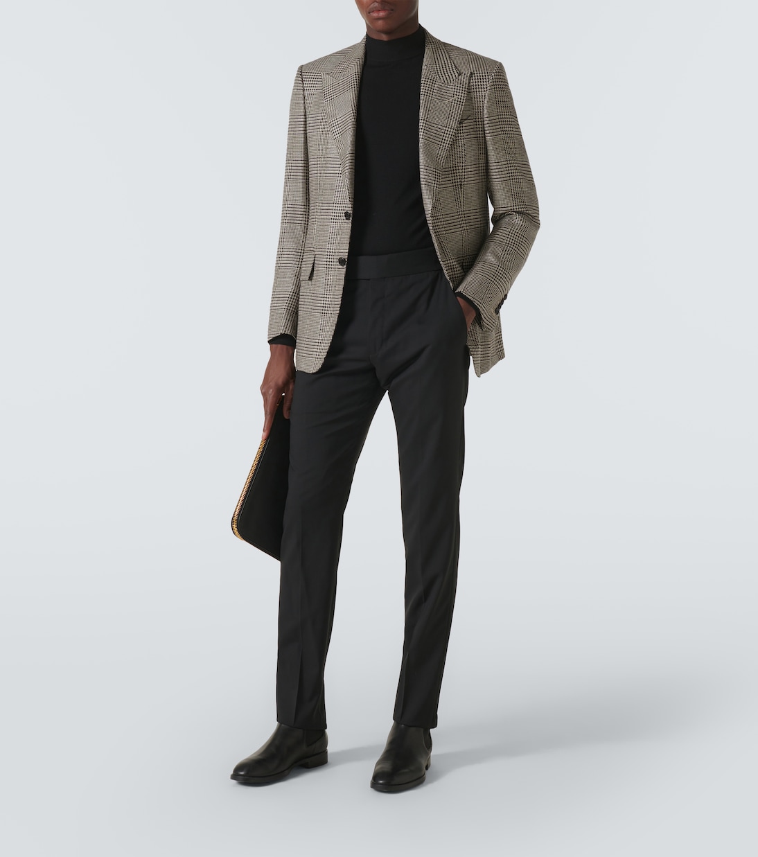 Blazer Shelton en laine, soie et lin | Tom Ford