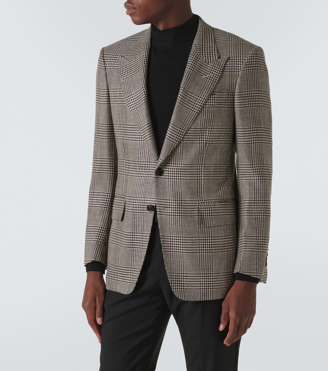 Blazer Shelton en laine, soie et lin | Tom Ford