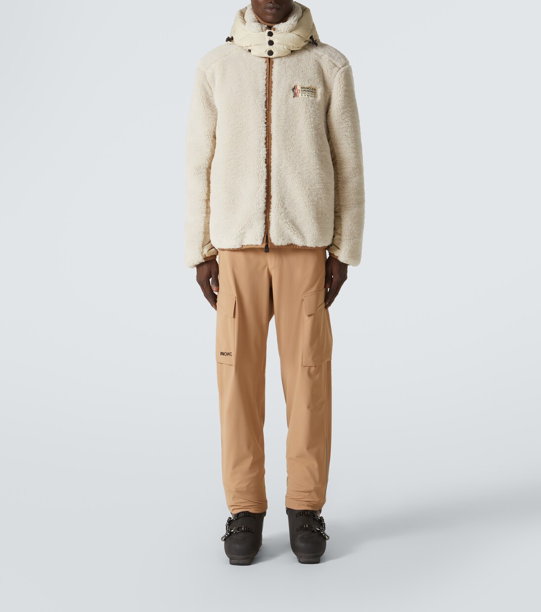 Wengi reversible teddy down jacket | Moncler Grenoble