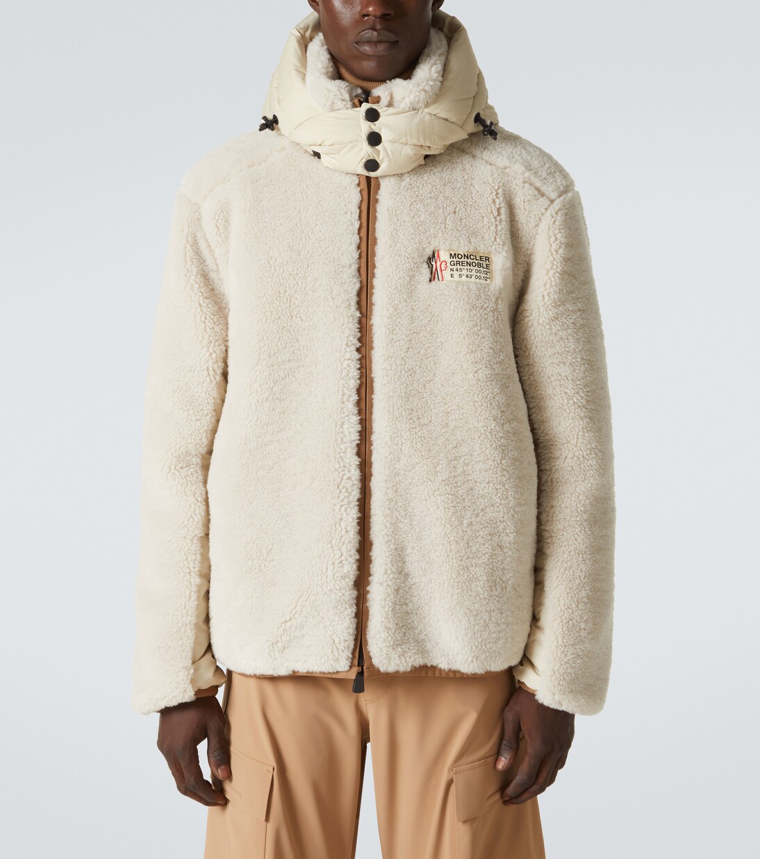 Wengi reversible teddy down jacket | Moncler Grenoble