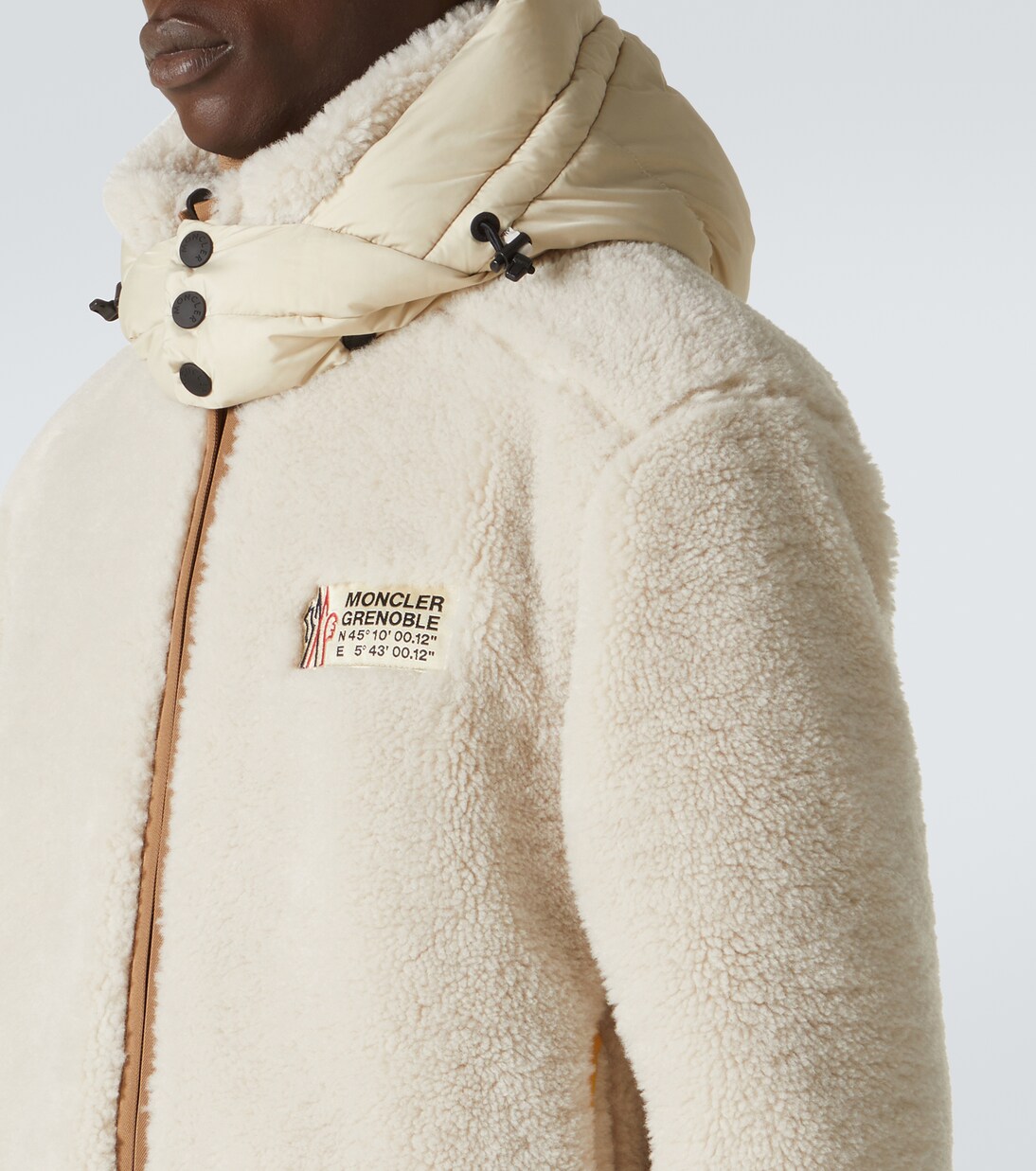Wengi reversible teddy down jacket | Moncler Grenoble