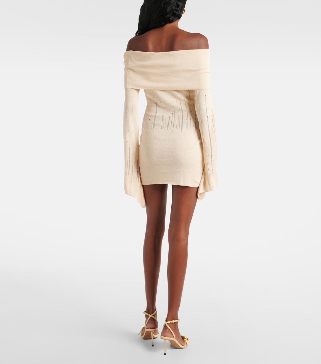 Vestido corto de mezcla de seda | Aya Muse
