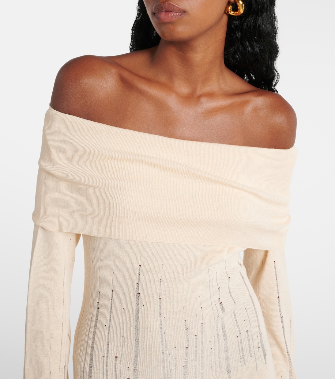 Vestido corto de mezcla de seda | Aya Muse