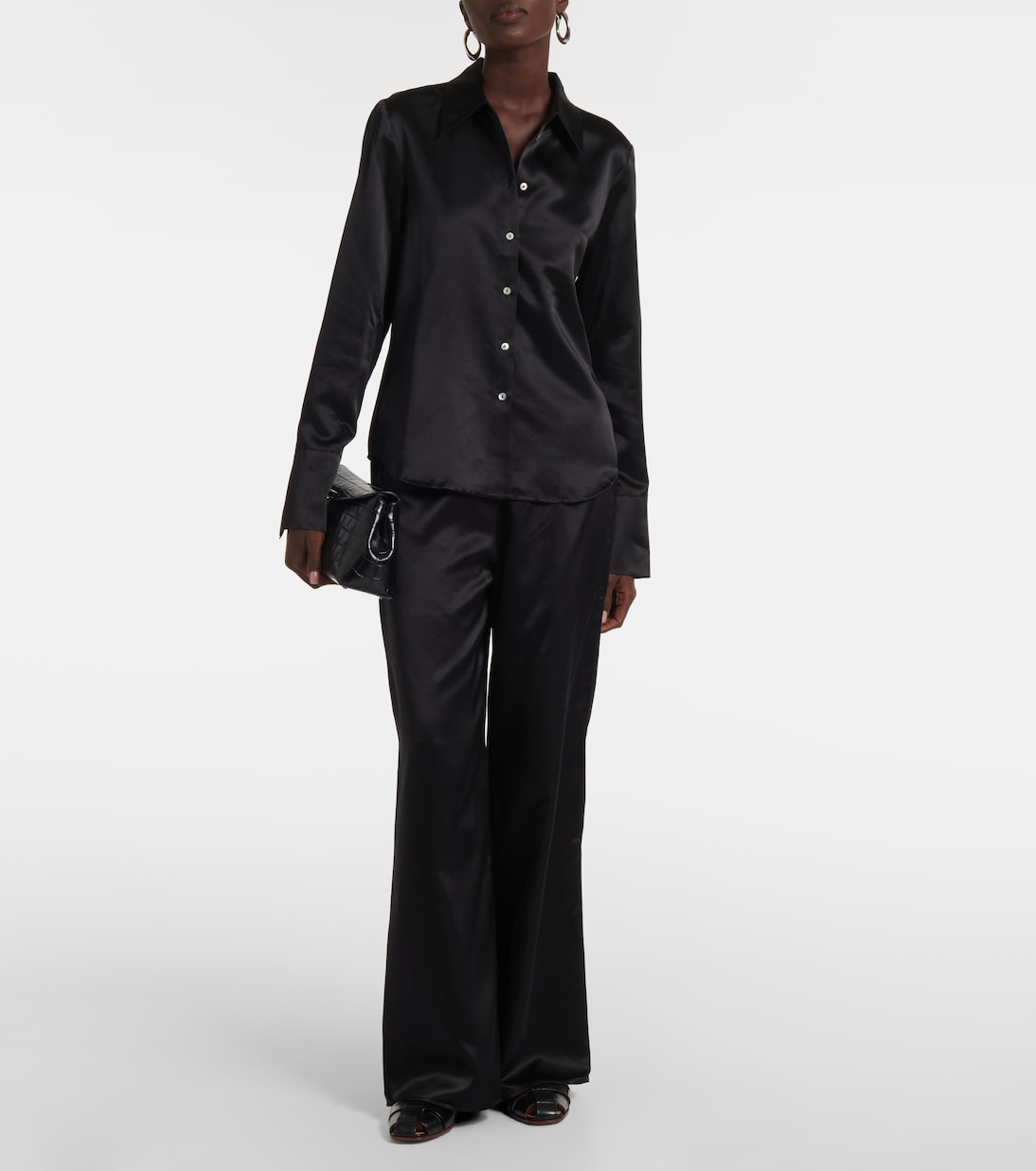 Chemise Tulum en soie et laine | Asceno