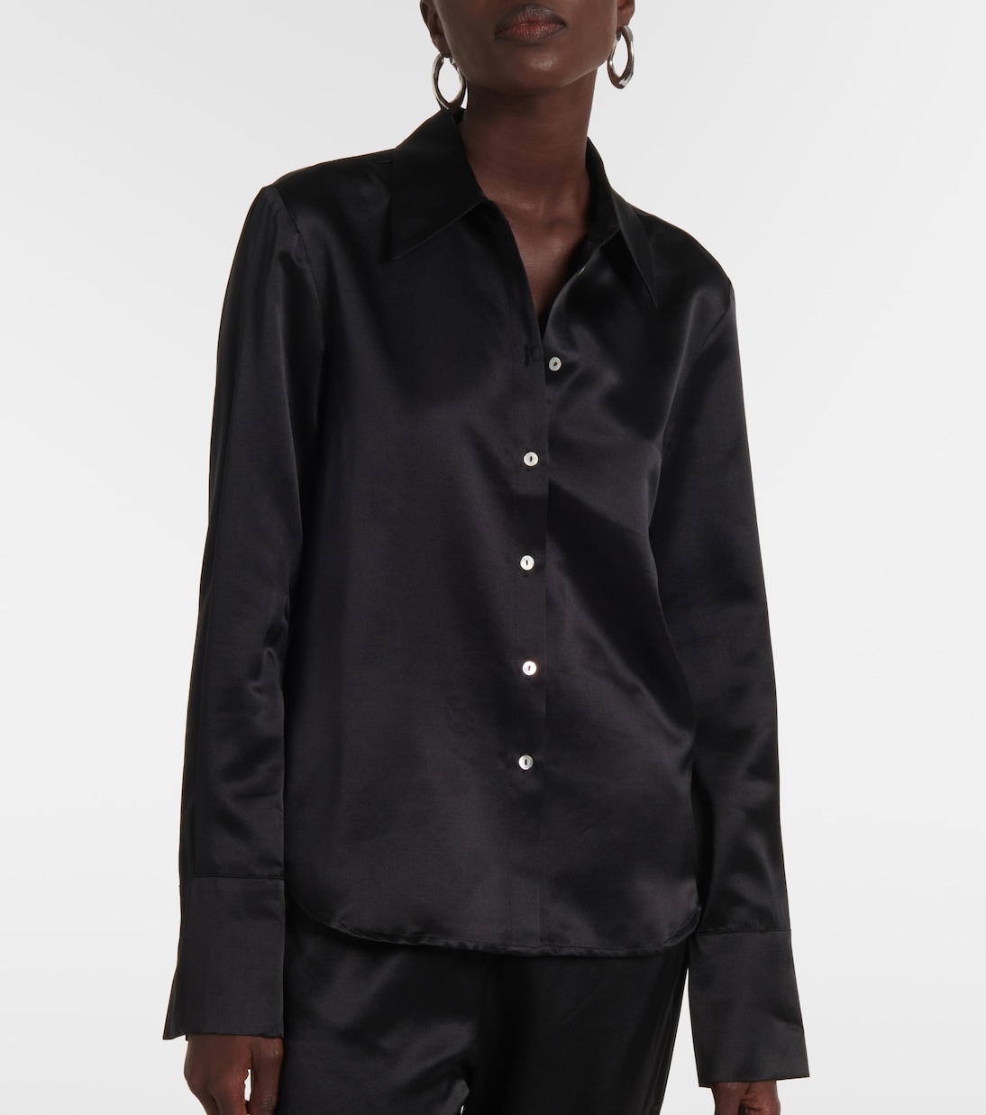 Chemise Tulum en soie et laine | Asceno