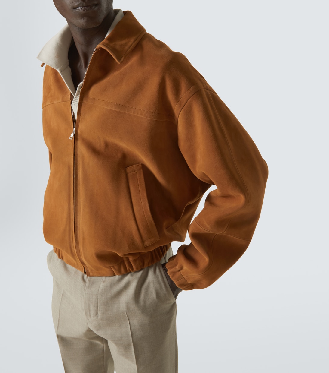 Blouson in suede | Auralee