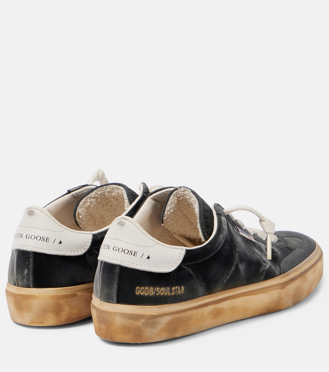 Sneakers Soul Star aus Samt mit Veloursleder | Golden Goose