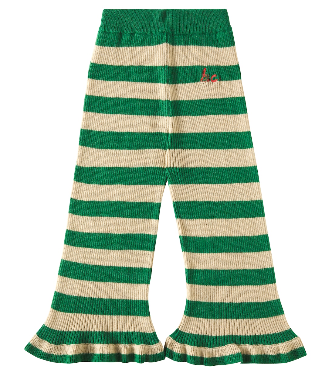 Pantalones anchos BC de punto a rayas | Bobo Choses