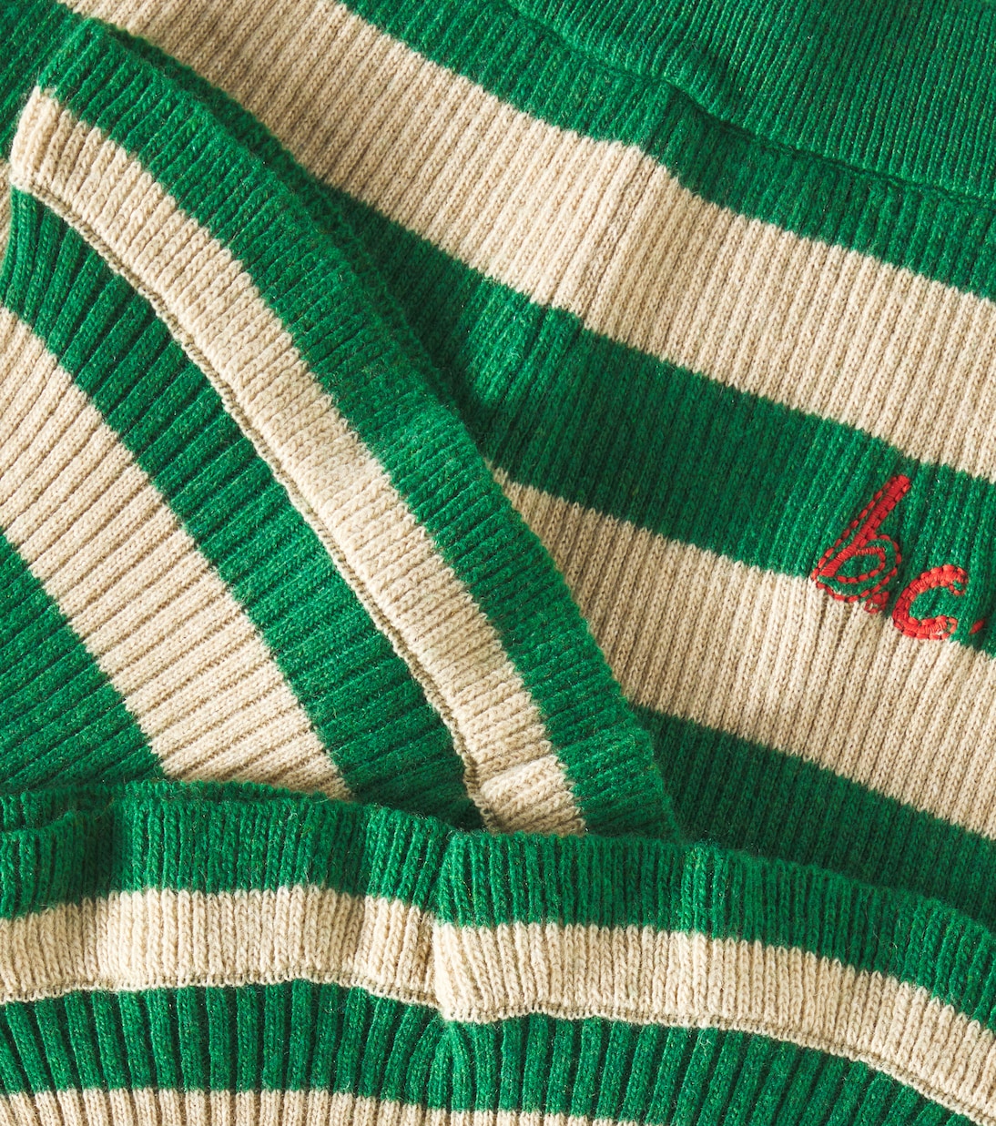 Pantalones anchos BC de punto a rayas | Bobo Choses