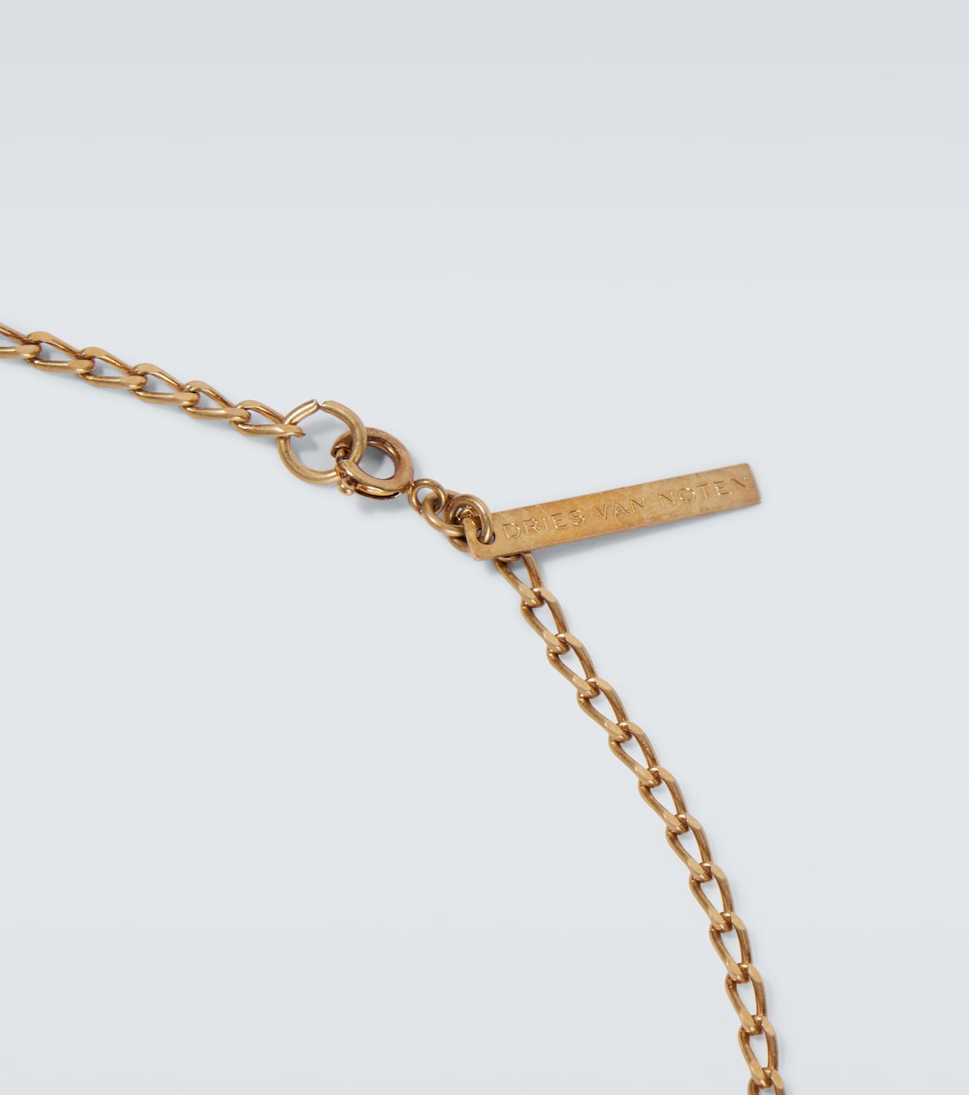 Collier en plaqué or à pendentif | Dries Van Noten