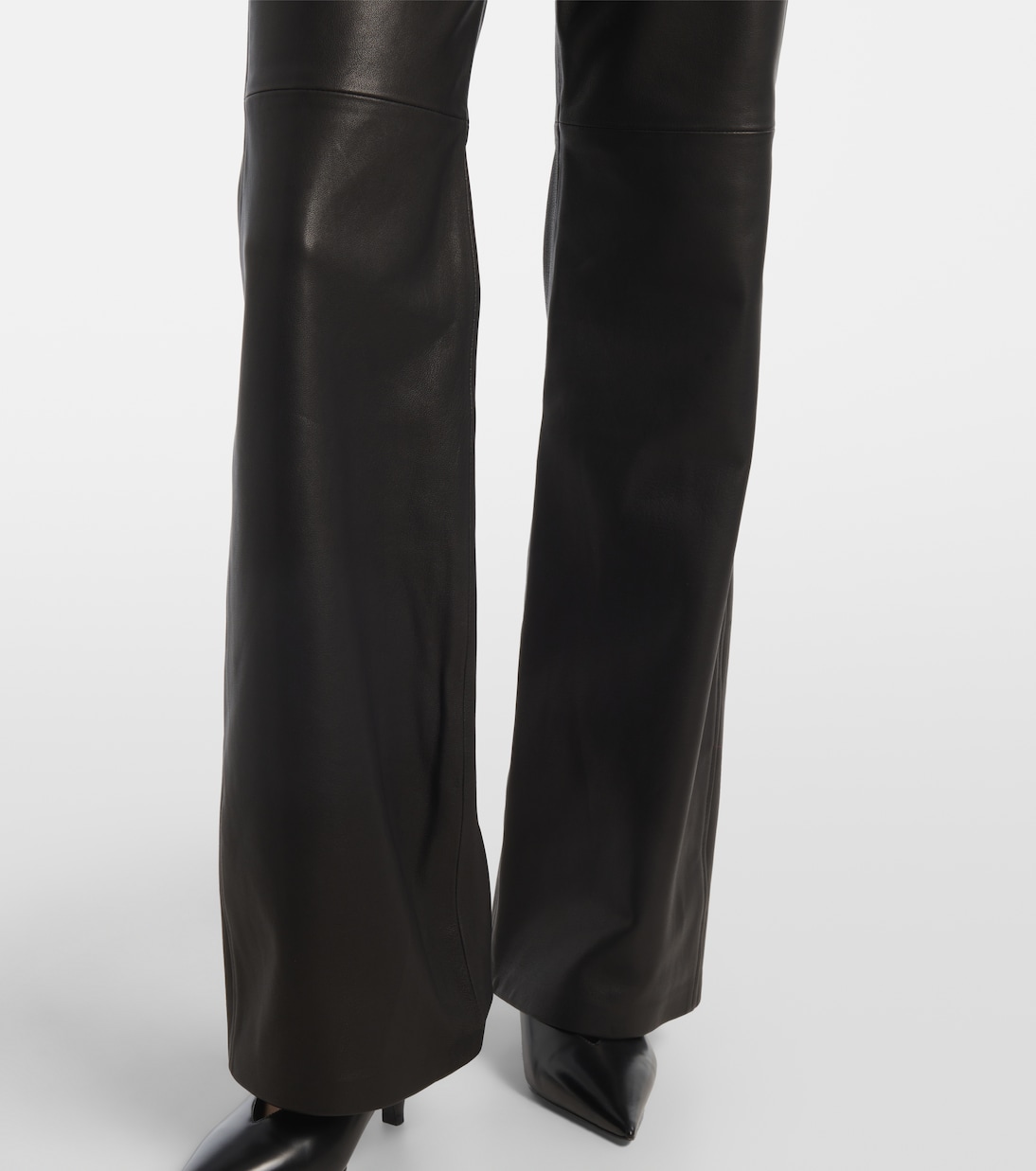 Sleek Statement leather flared pants | Dorothee Schumacher