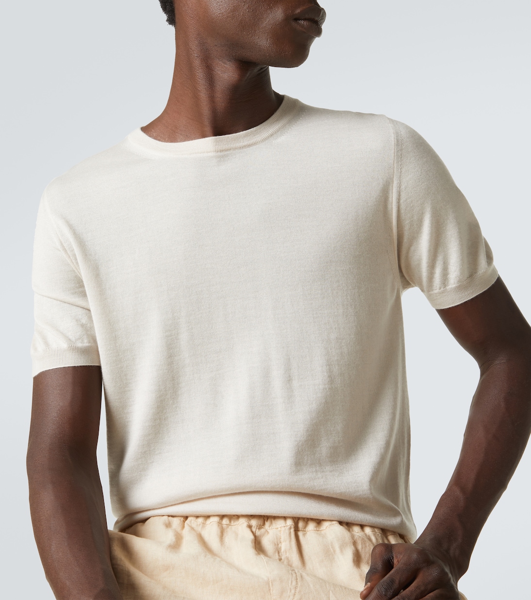 Top in cashmere e seta | Fedeli