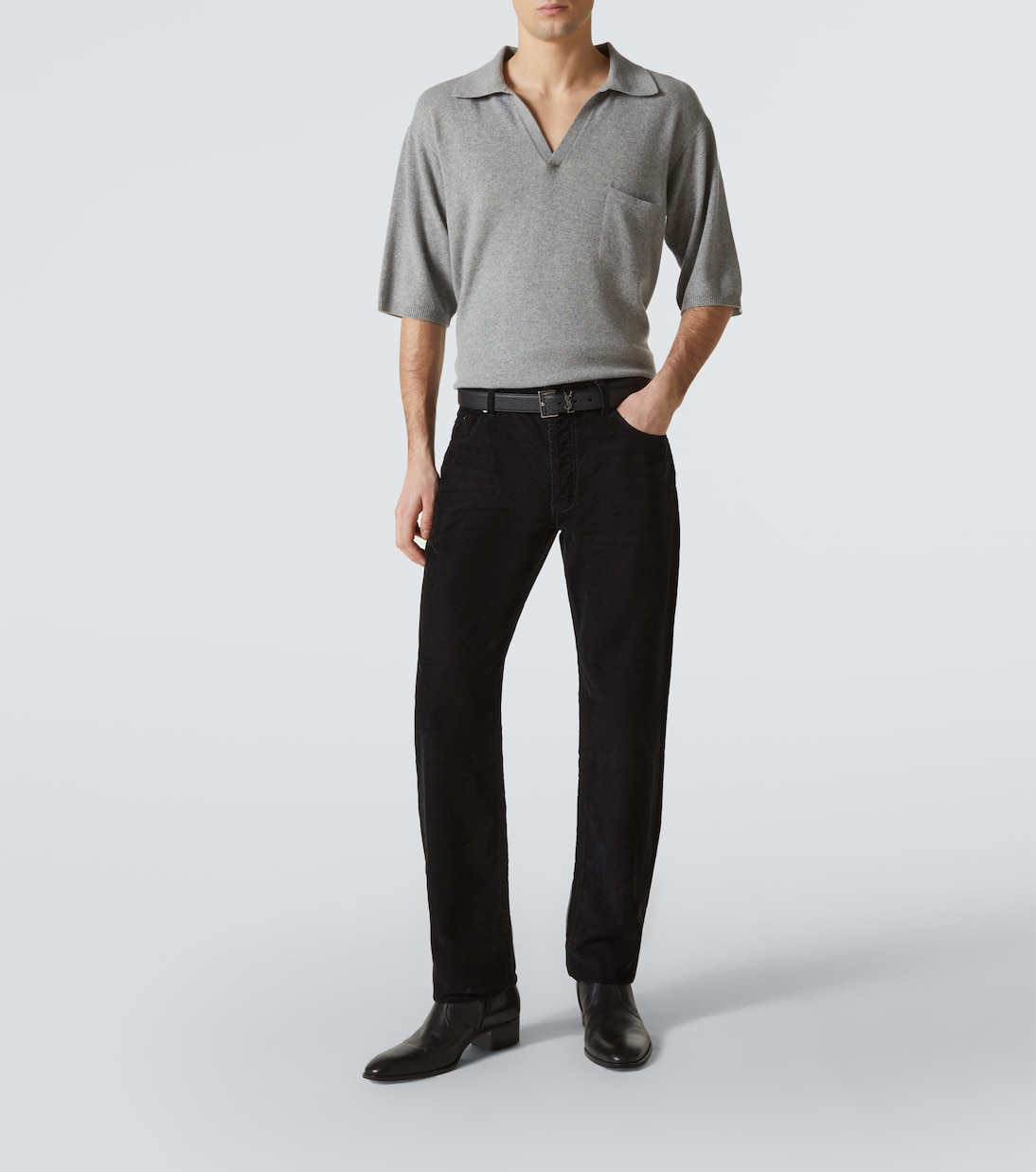 Polohemd aus Wolle | Saint Laurent