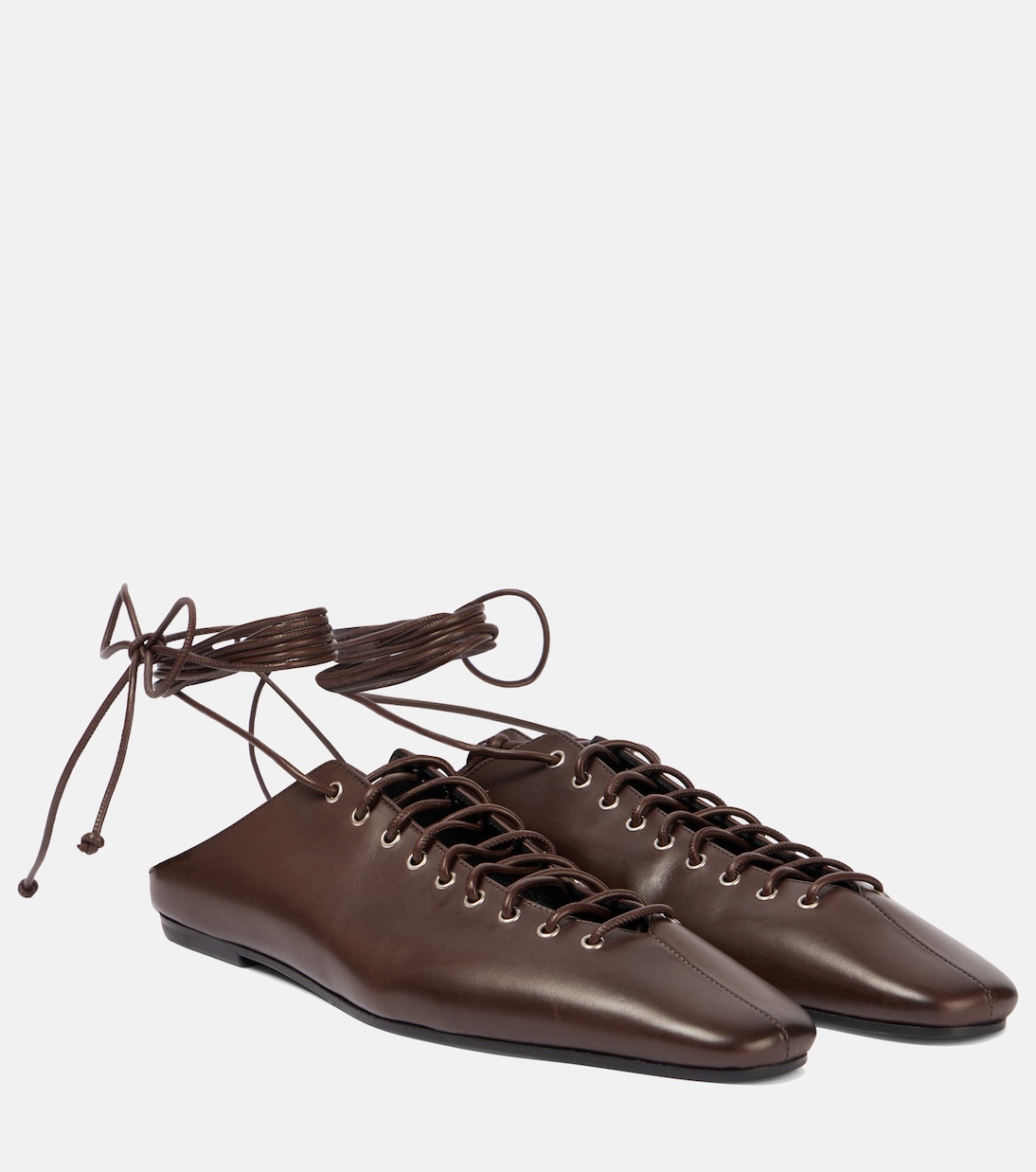 Ballerine stringate in pelle | Dries Van Noten