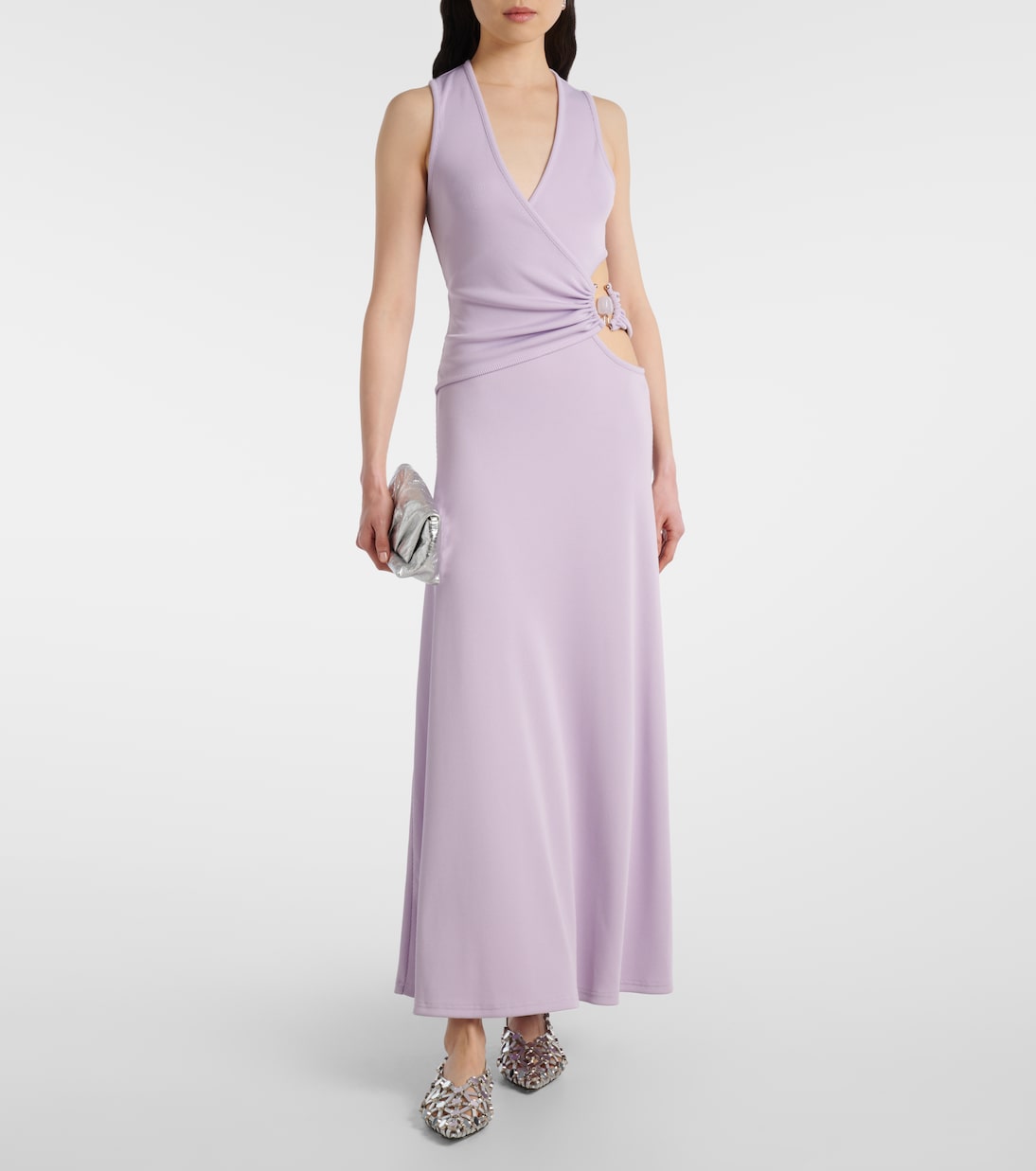 Abito lungo con cut-out   | Christopher Esber