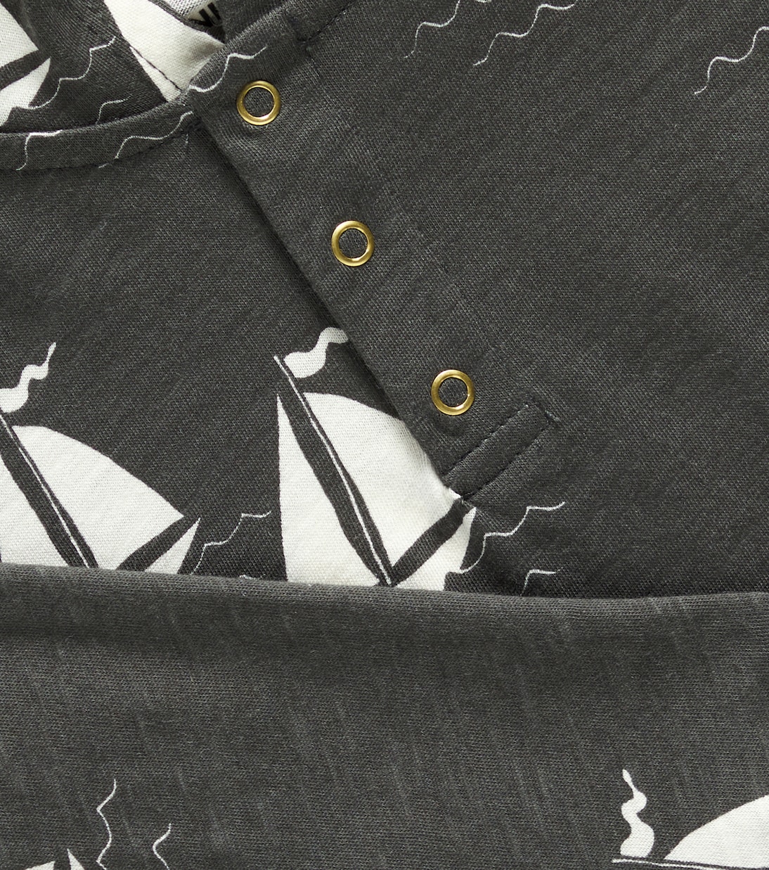 Felpa Sailing Boats in cotone con stampa | Mini Rodini