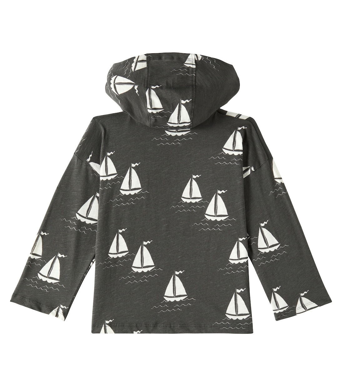 Felpa Sailing Boats in cotone con stampa | Mini Rodini