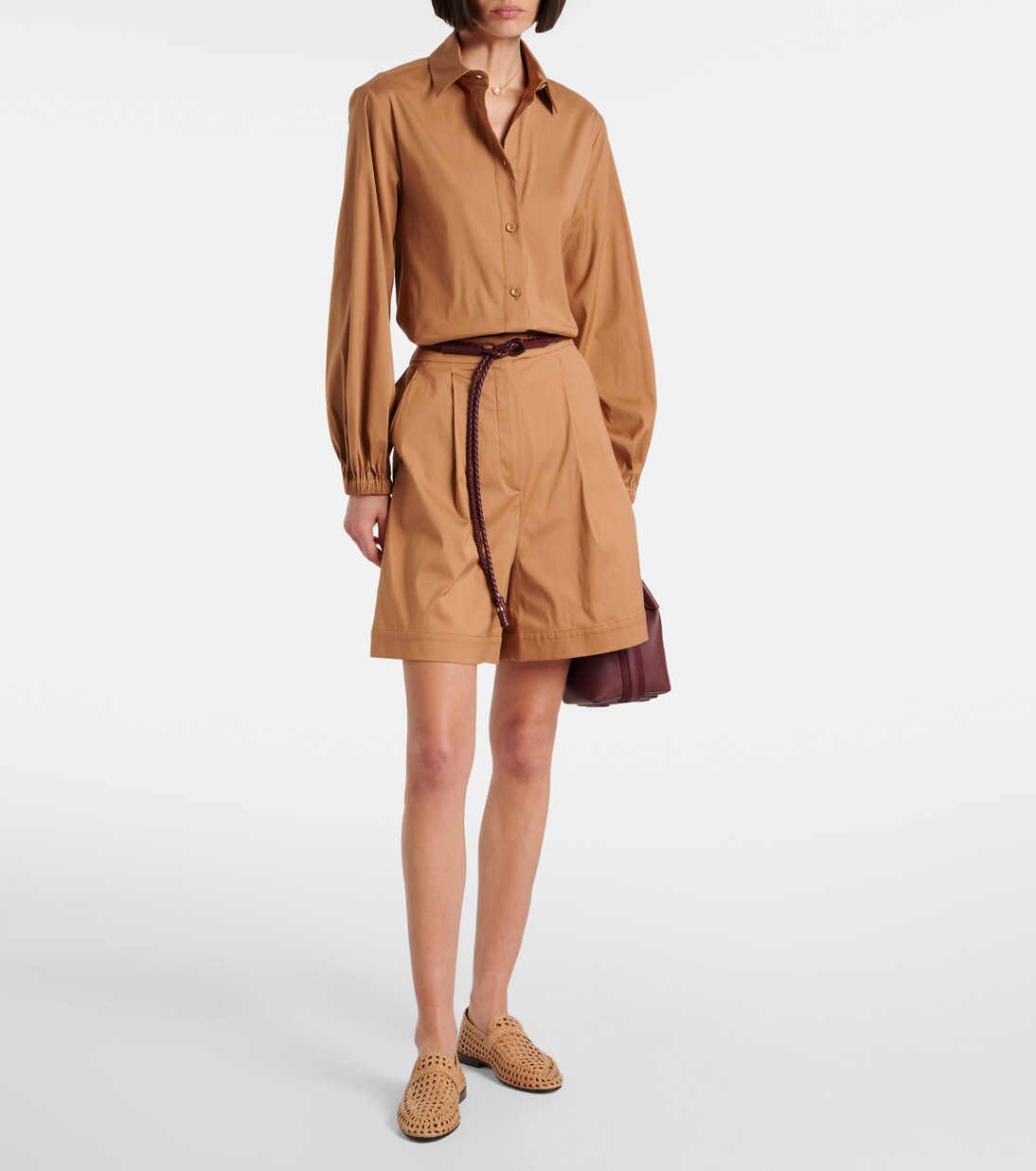 Camicia Panda in popeline di misto cotone | Max Mara