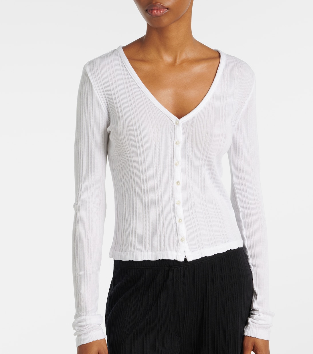 Cardigan Drew en coton mélangé | Velvet