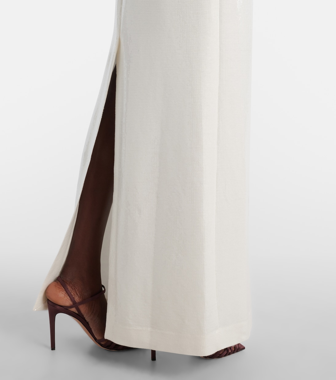 Embroidered sequined jersey gown | Oscar de la Renta