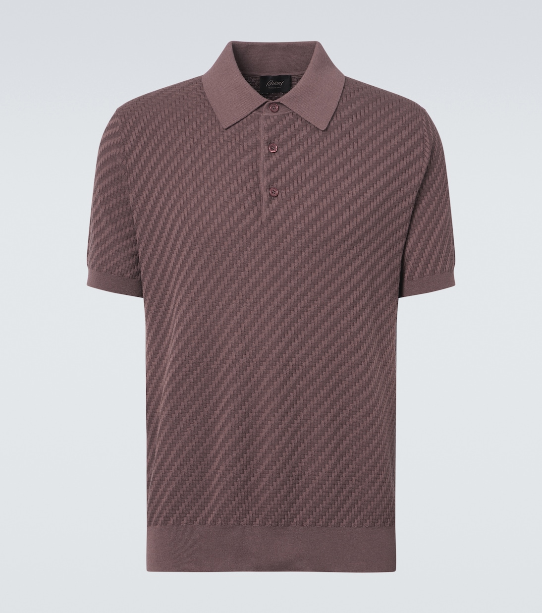 Cotton, silk, and cashmere polo shirt | Brioni