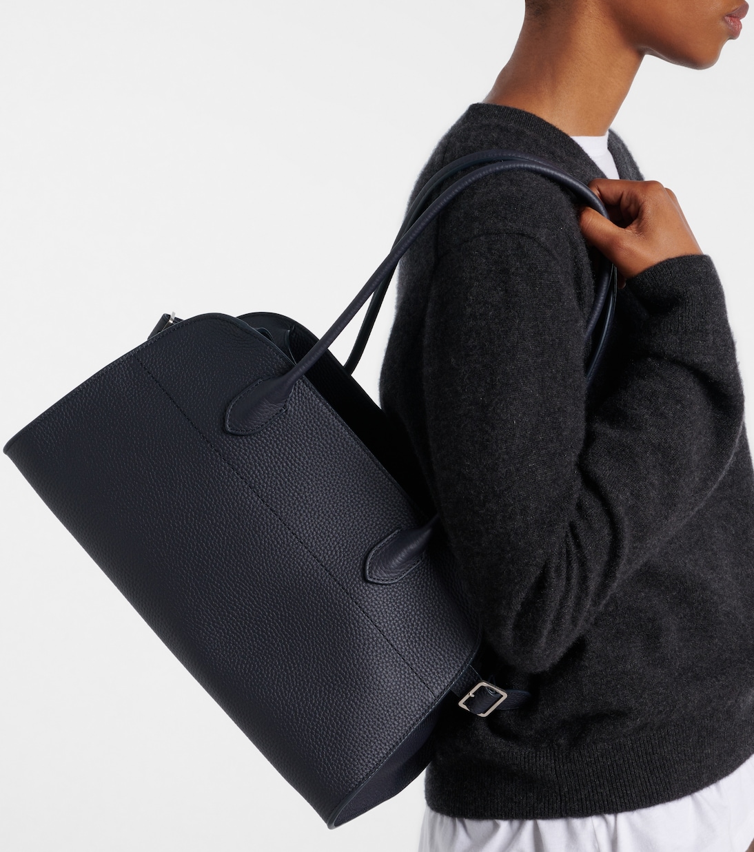 Schultertasche Margaux aus Leder | The Row