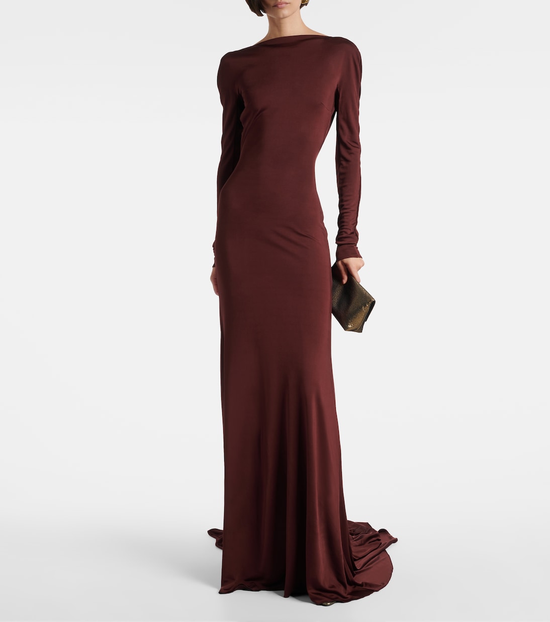 Gathered jersey gown | David Koma